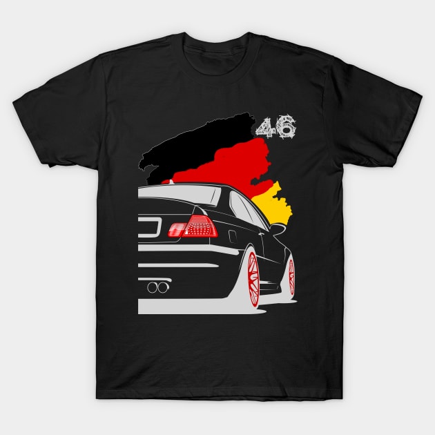 E46 T-Shirt by SquareFritz